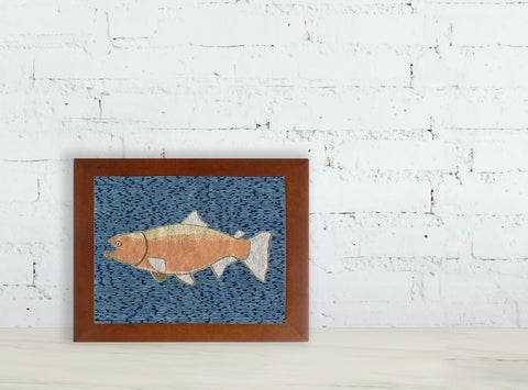 " Feeling Fishy " Paper Collage Art