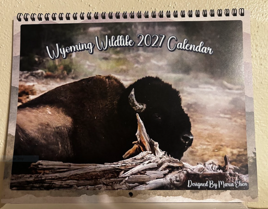 2027 Calendar- Wyoming Wildlife