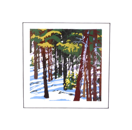 Original Relief Print - "Woodland"