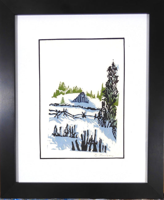 Original Framed Relief Print - "Untitled"