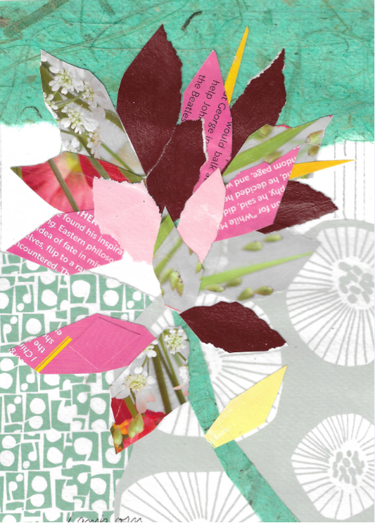 Original Collage Matted- Various Designs