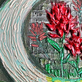 " Scarlet Dreams " Original Textured Painting