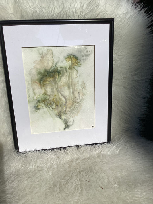 Large Wyoming Wildflower Eco Print #1