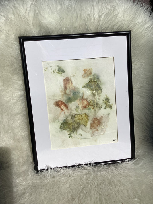 Large Wyoming Wildflower Eco Print #2