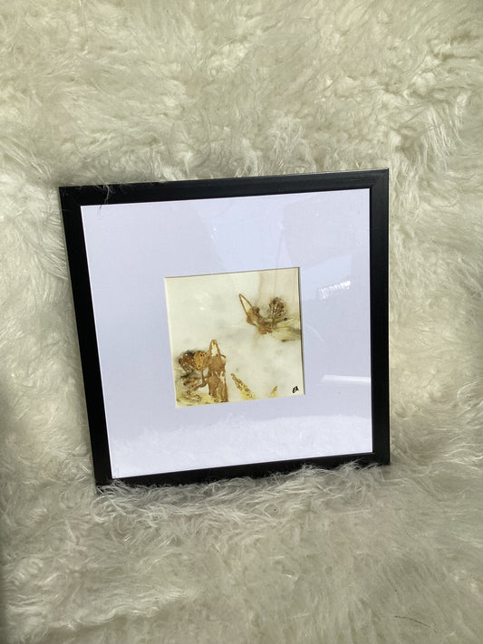 Small Square Wyoming Wildflower Eco Print #2
