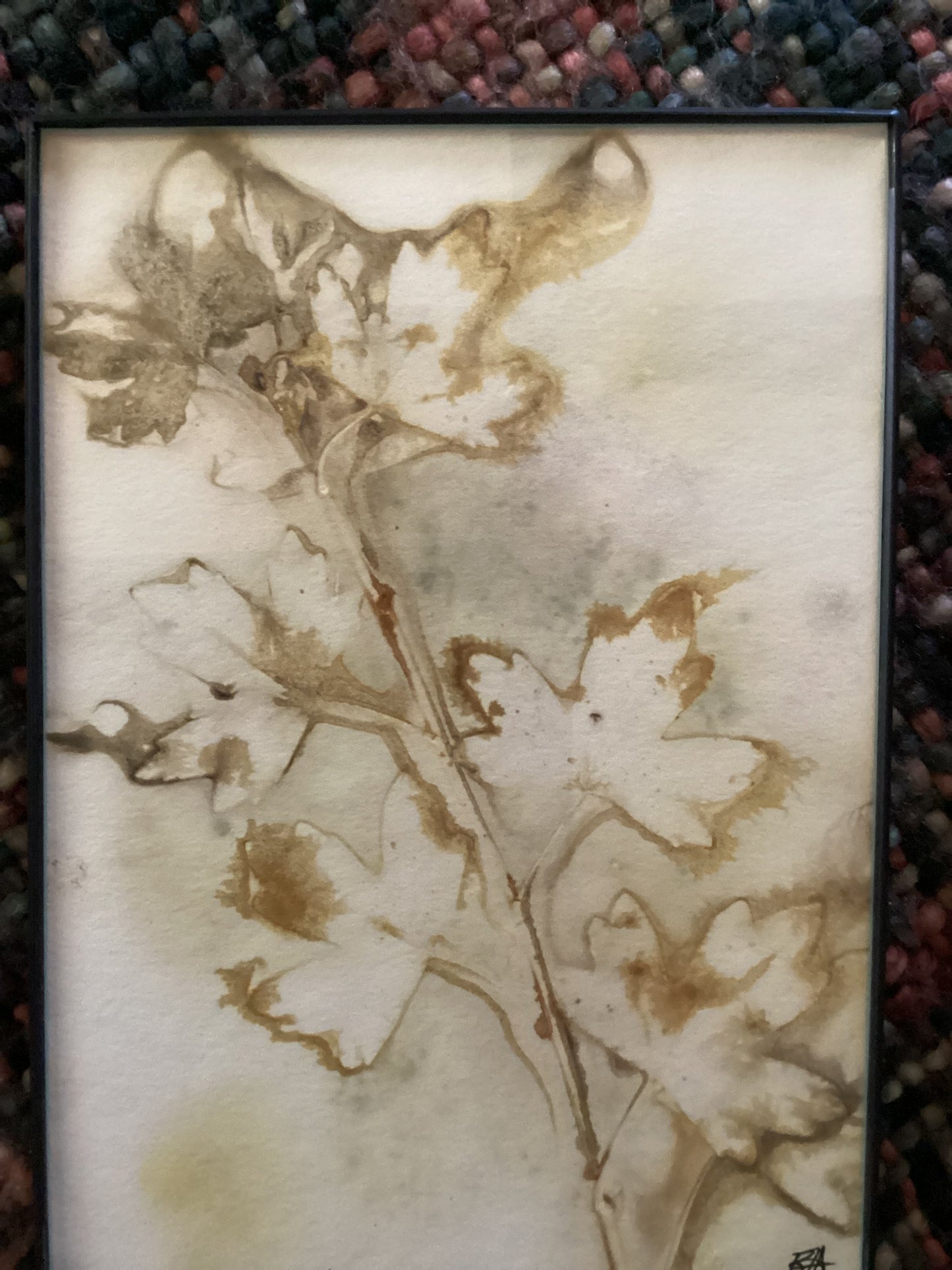 Wyoming Wildflower 5 x 7 Eco Print #10