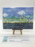 " Cottonwood Peak " Blank Greeting Card