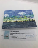 " Cottonwood Peak " Blank Greeting Card