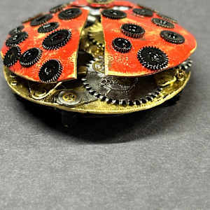 Original Sculpture Art- Small "Time Ladybugs"