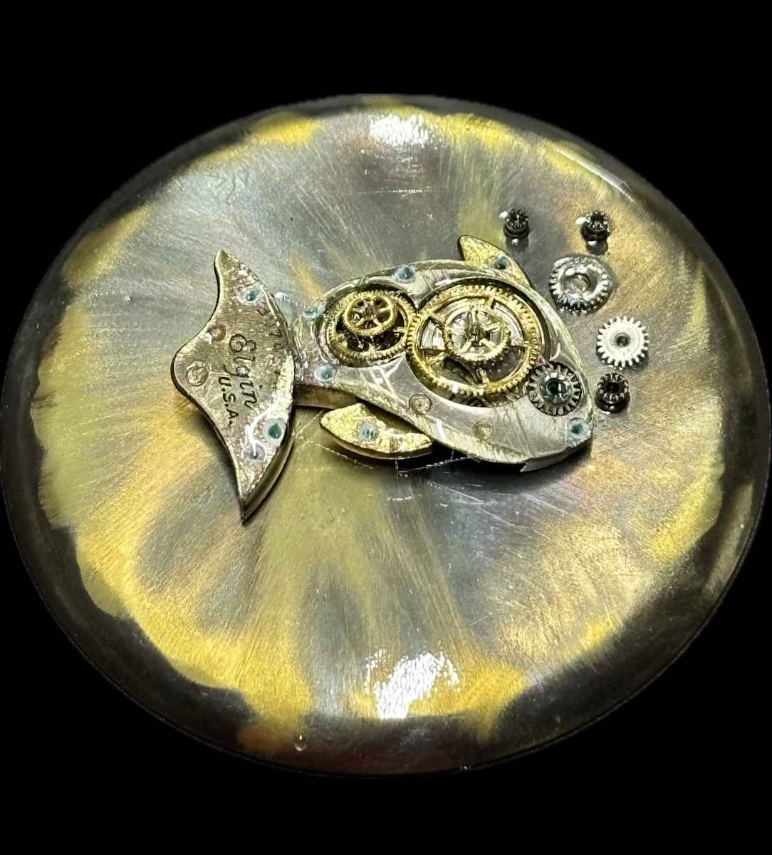 Original Sculpture Art- Small "Time Fish" Pieces