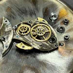Original Sculpture Art- Small "Time Fish" Pieces