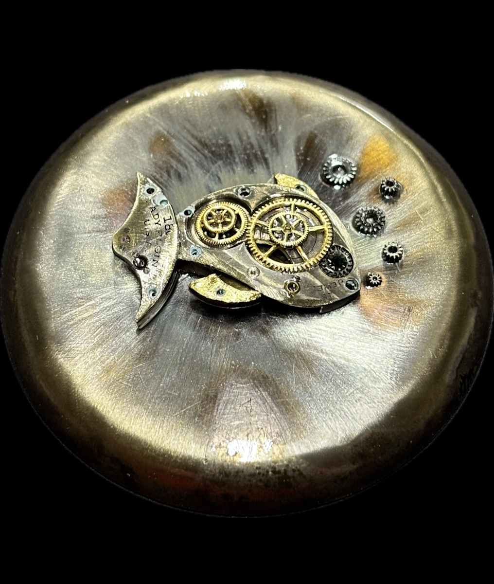 Original Sculpture Art- Small "Time Fish" Pieces