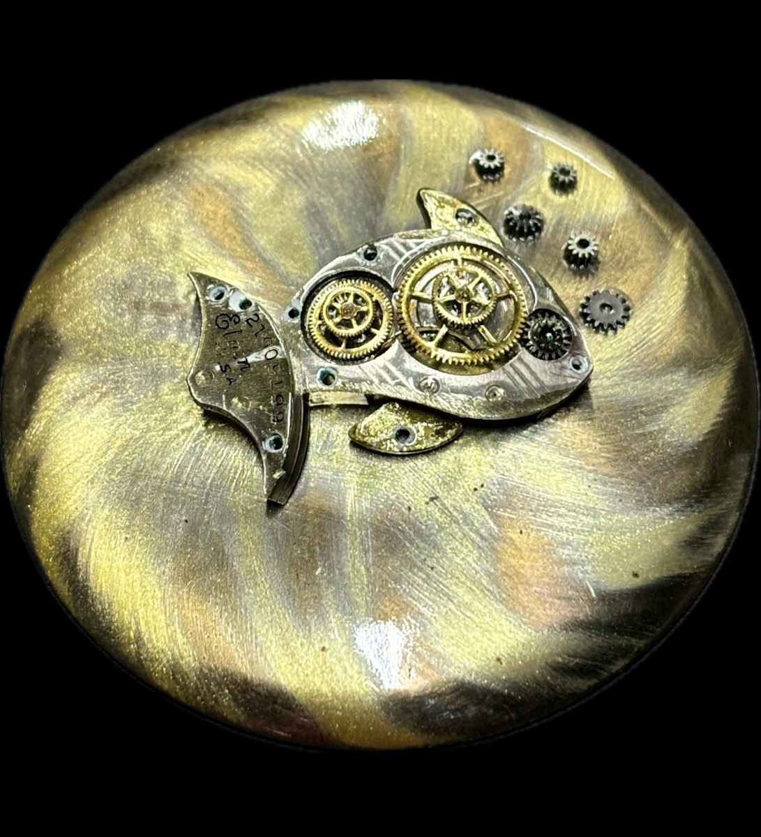 Original Sculpture Art- Small "Time Fish" Pieces