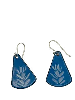 Earrings -  Enamel " Indian Paintbrush "