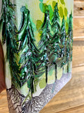" Wyoming Emerald Forest " Original Textured Painting