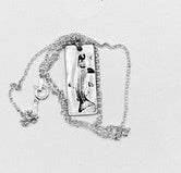 Necklace - Fine Silver Rainbow Trout Pendant
