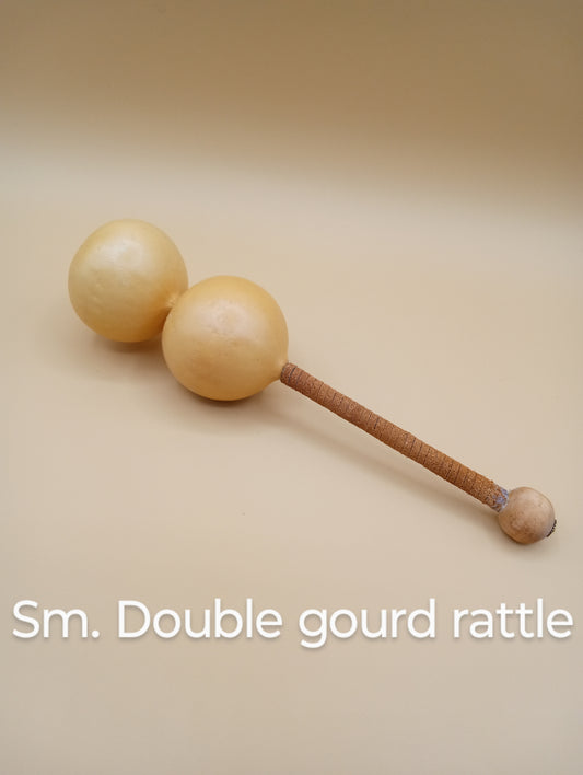 " Small Double  Gourd " Gourd Rattle