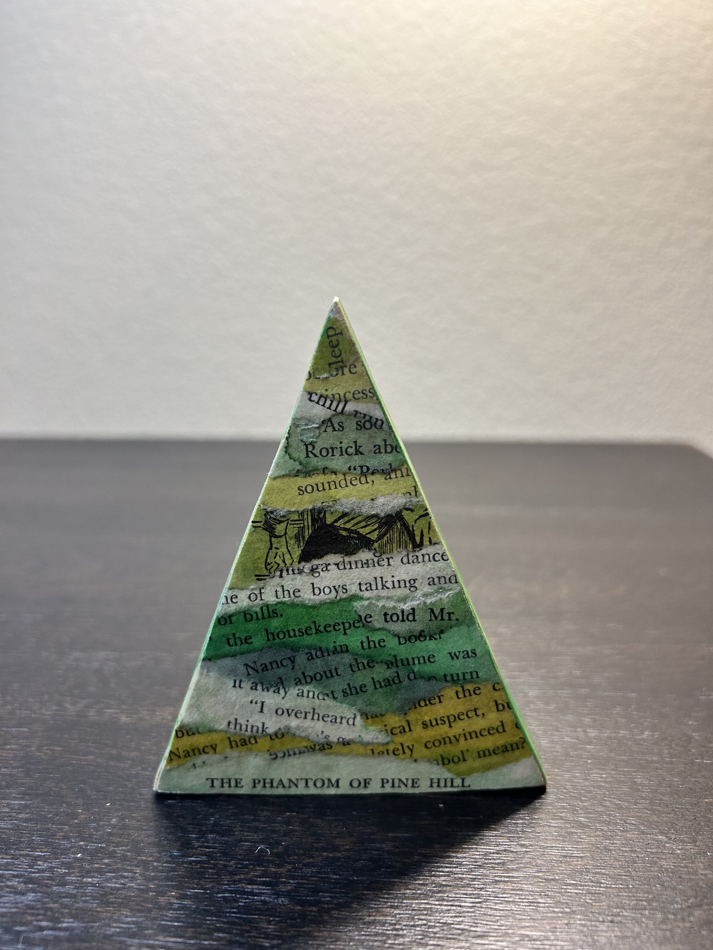 " Christmas Village" Mixed Media Wood Art