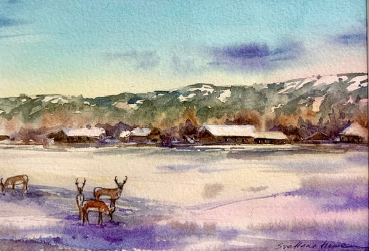 Original Watercolor- "Calm Evening"