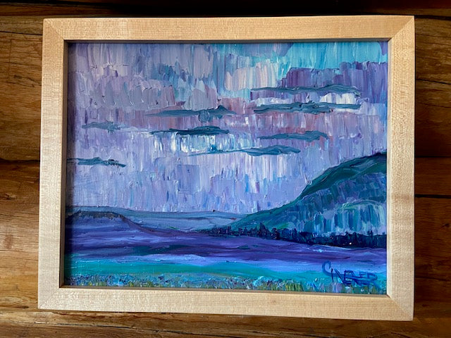 Original Oil Painting- Evening Sheep