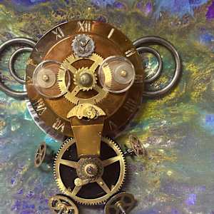 Original Wall Art- "Yellowstone Time Traveler" - Time Funny Characters Collection