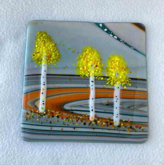 Decorative Glass Piece- The Start Of Fall
