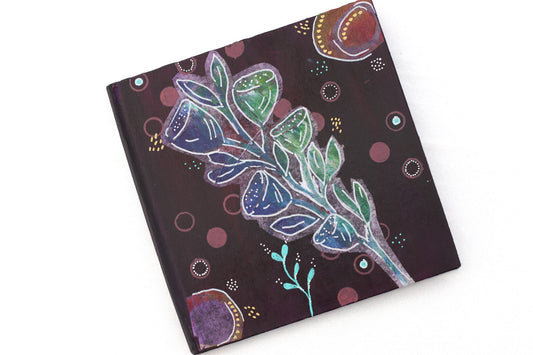Mini Sketchbook- Midnight Flowers