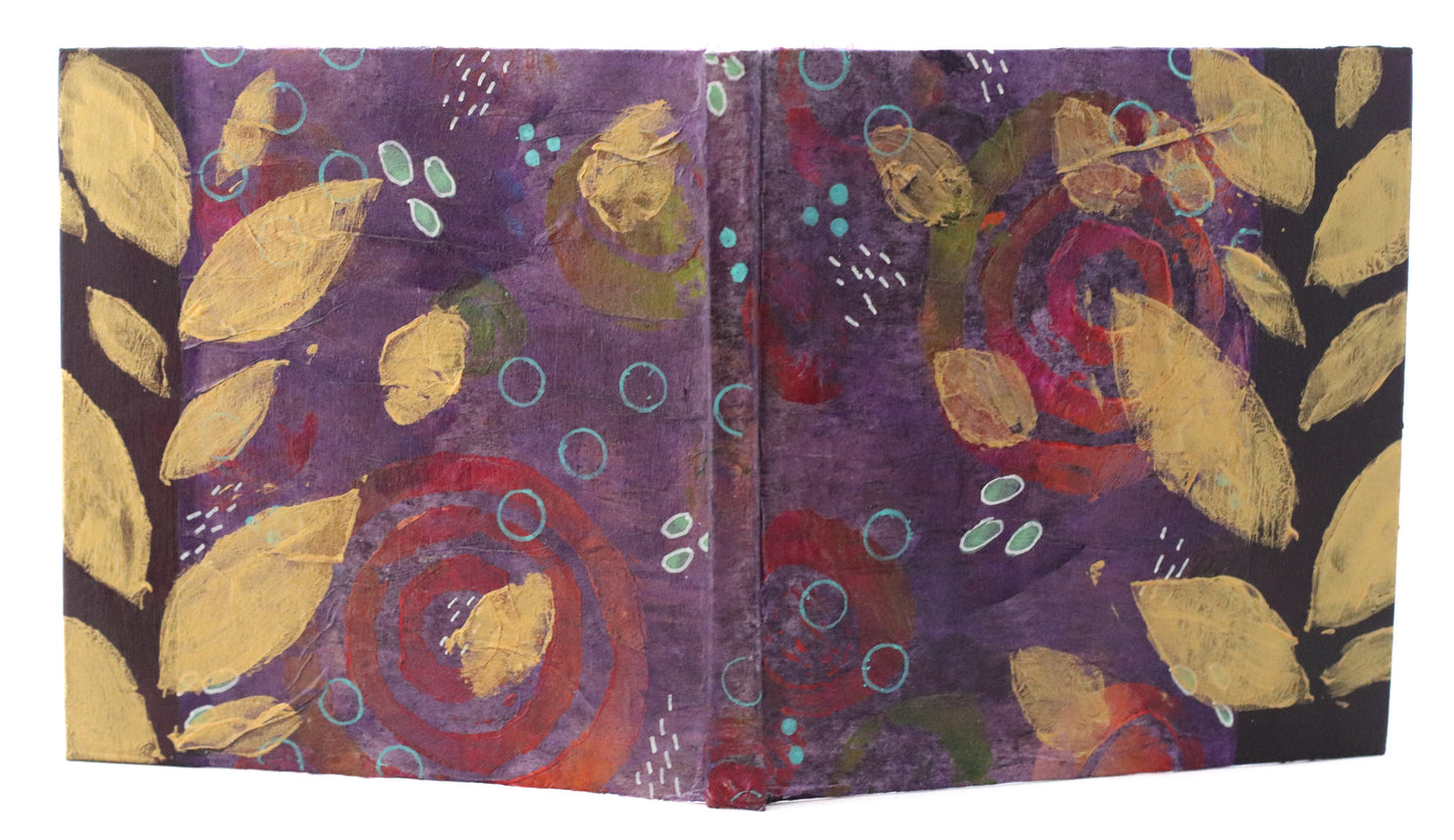 Mini Sketchbook- Purple Peace