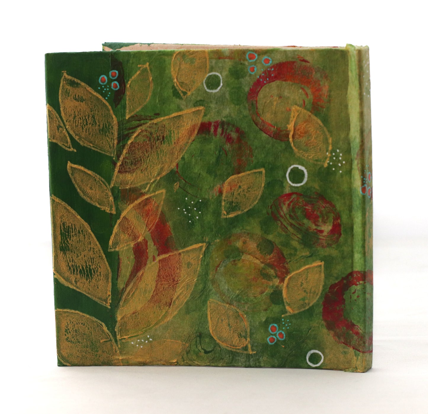 Mini Sketchbook- Green Charm 1