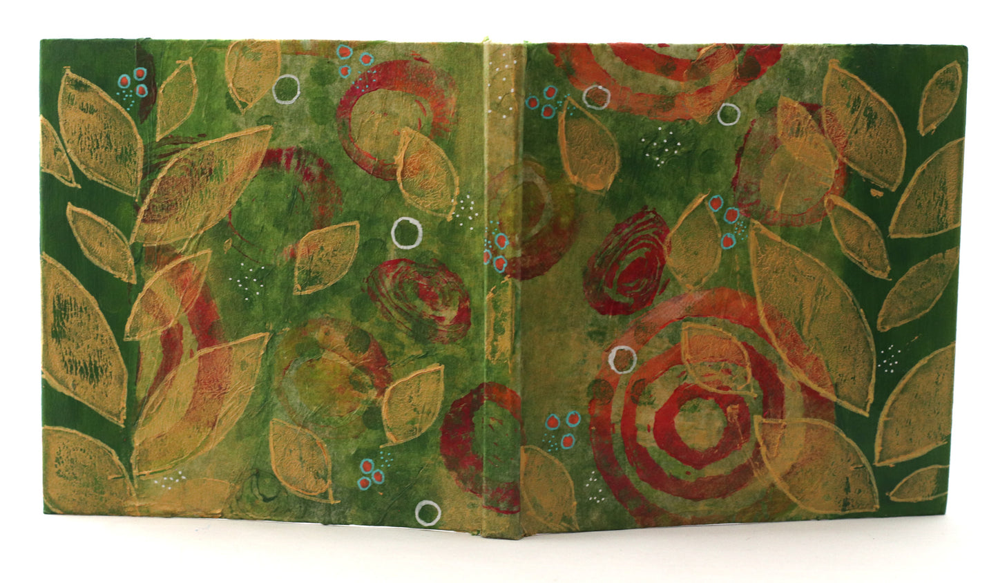 Mini Sketchbook- Green Charm 1