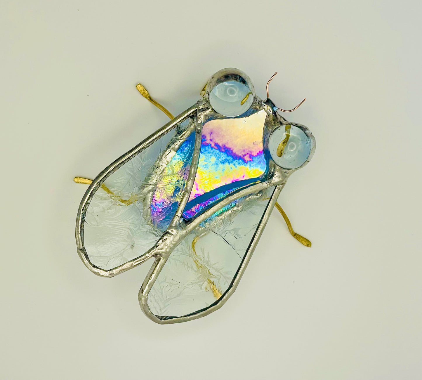 Stained Glass Figure- Quirky Cicada- Various Designs