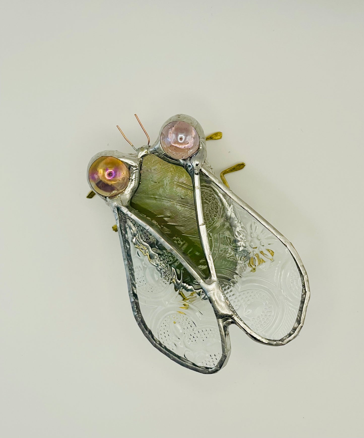 Stained Glass Figure- Quirky Cicada- Various Designs