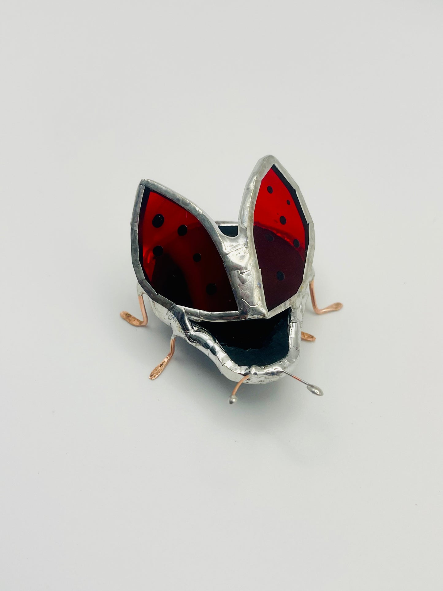 Stained Glass Figure- Quirky Lady Bug