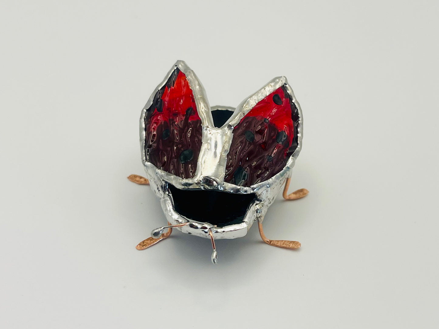 Stained Glass Figure- Quirky Lady Bug