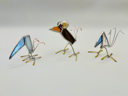 Stained Glass Figure- Quirky Bird