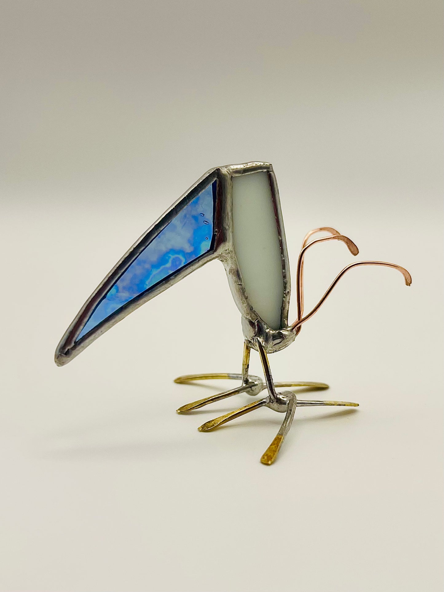 Stained Glass Figure- Quirky Bird