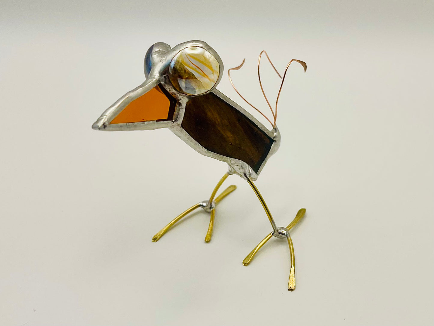 Stained Glass Figure- Quirky Bird