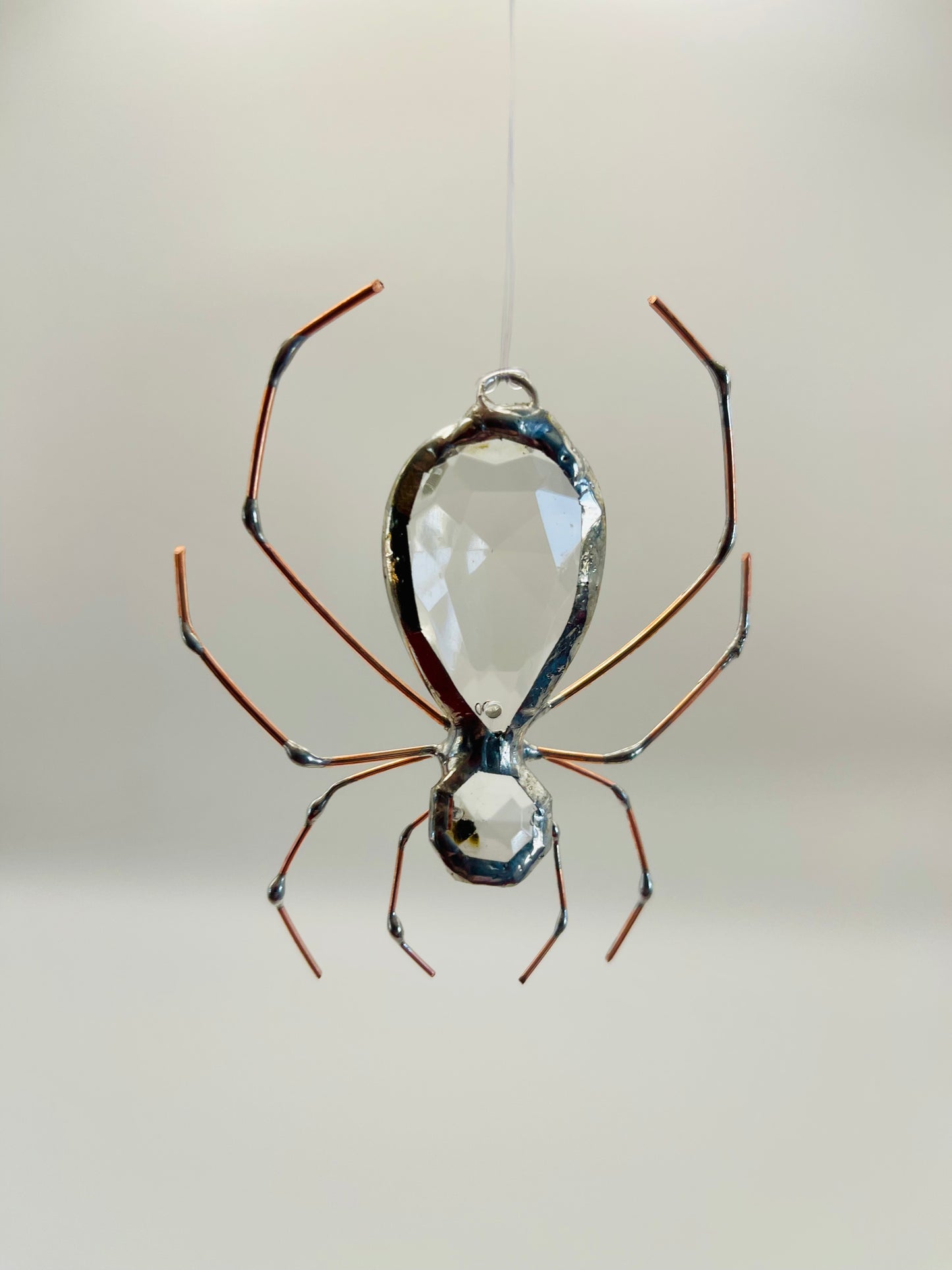 Stained Glass Figure- Quirky Ornament/Suncatcher Spider