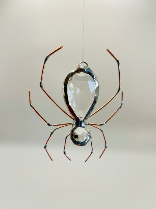 Stained Glass Figure- Quirky Ornament/Suncatcher Spider