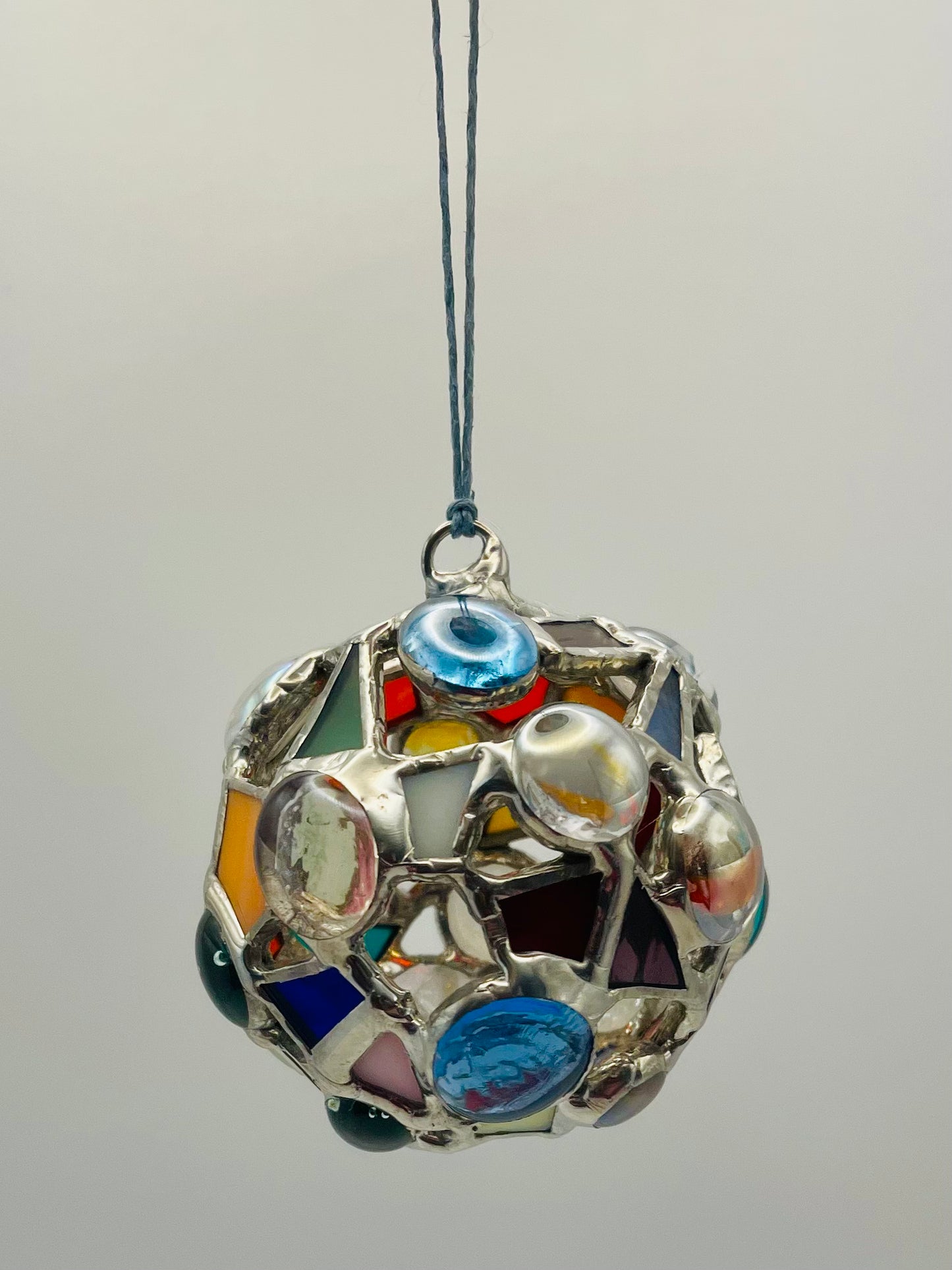 Stained Glass Suncatcher/Ornament- Orb
