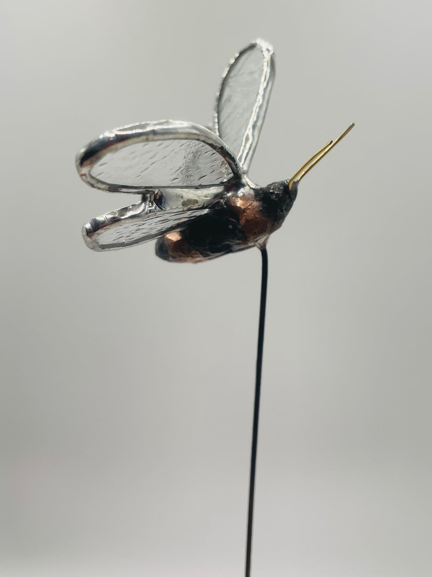 Stained Glass Plant Buddy- Bee
