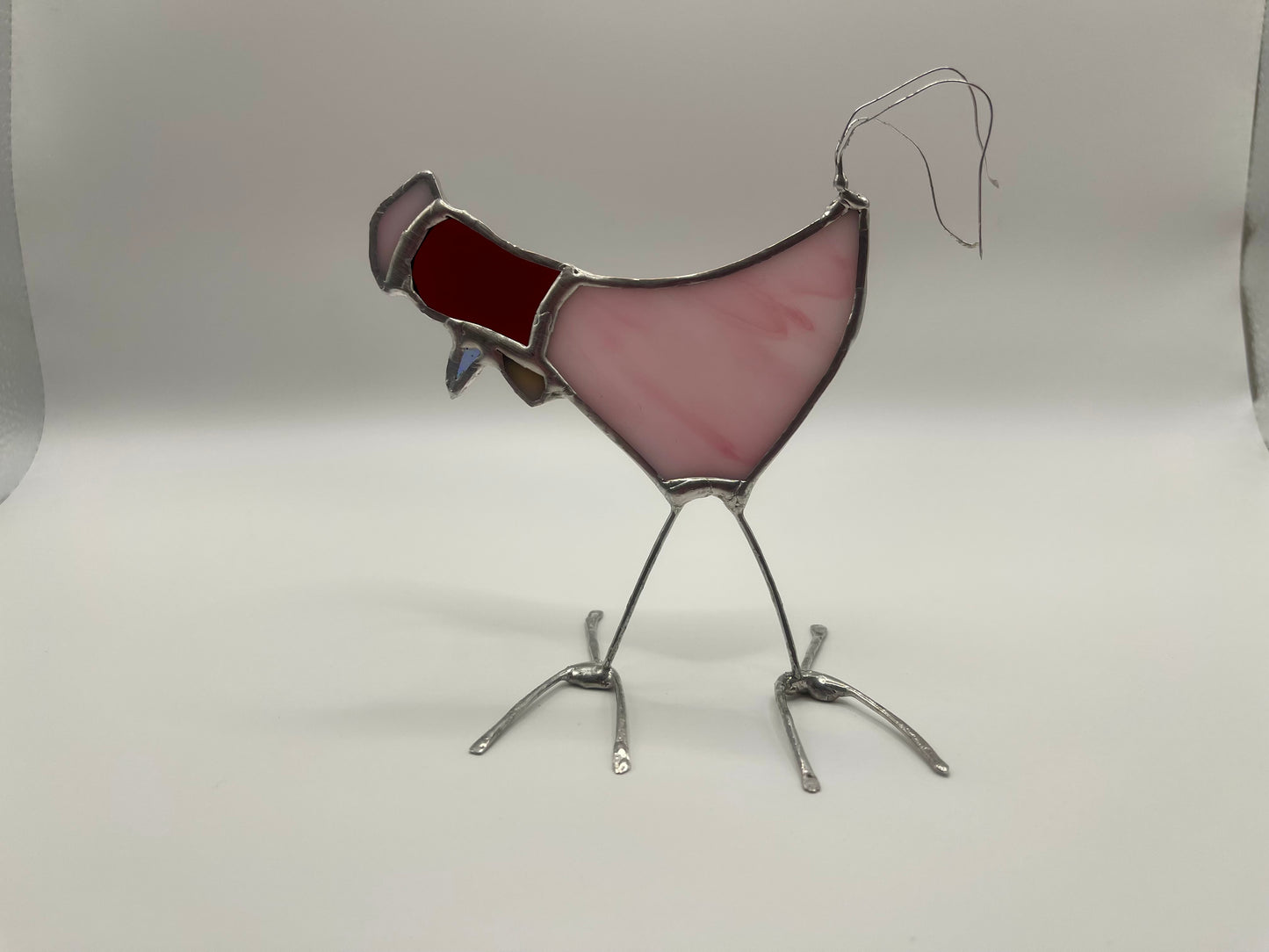 Stained Glass Figure- Quirky Chicken