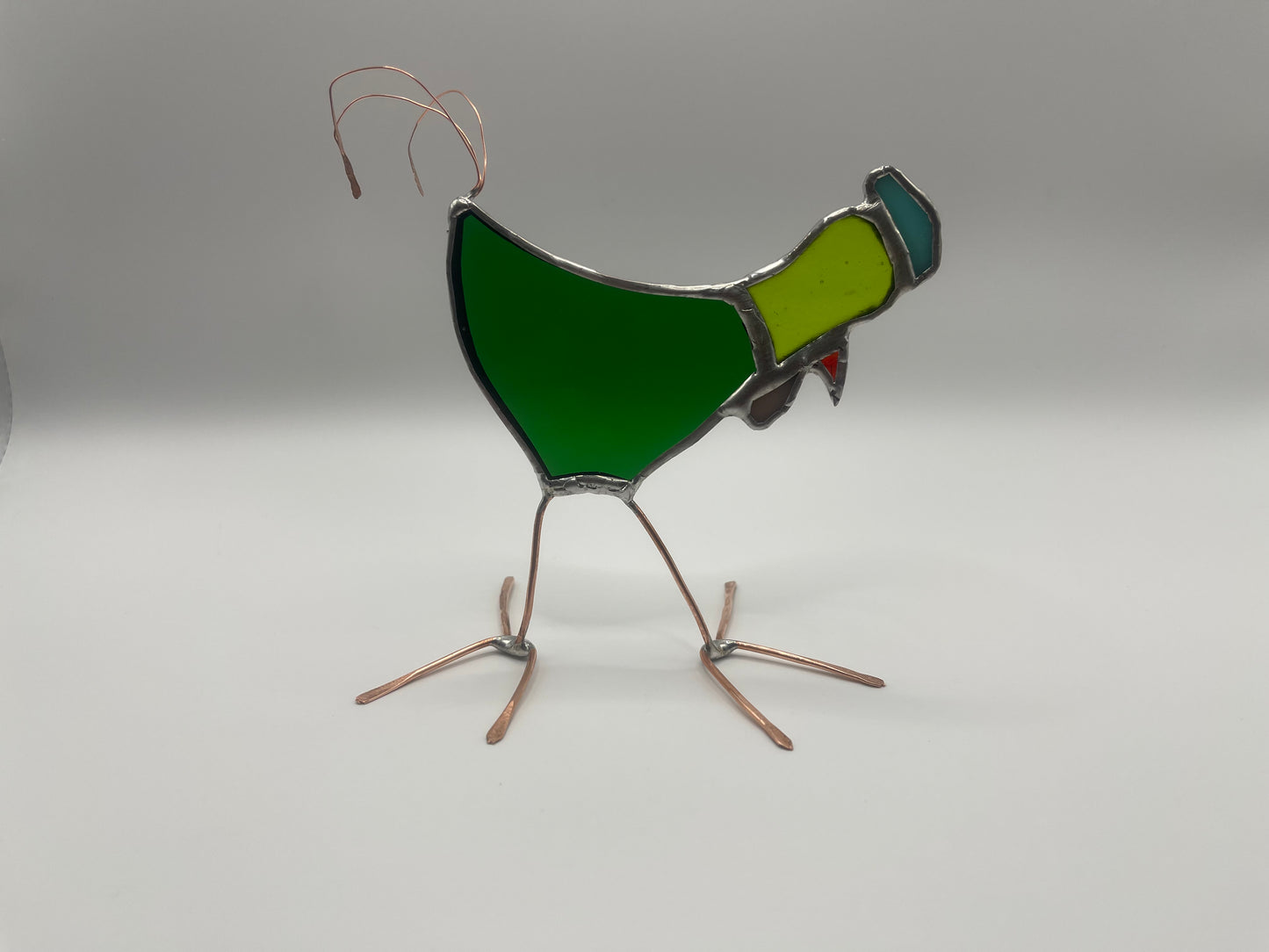 Stained Glass Figure- Quirky Chicken