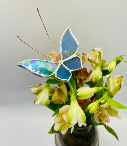 Stained Glass Plant Buddy- Butterfly