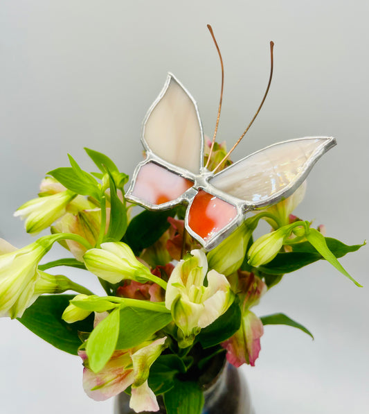 Stained Glass Plant Buddy- Butterfly