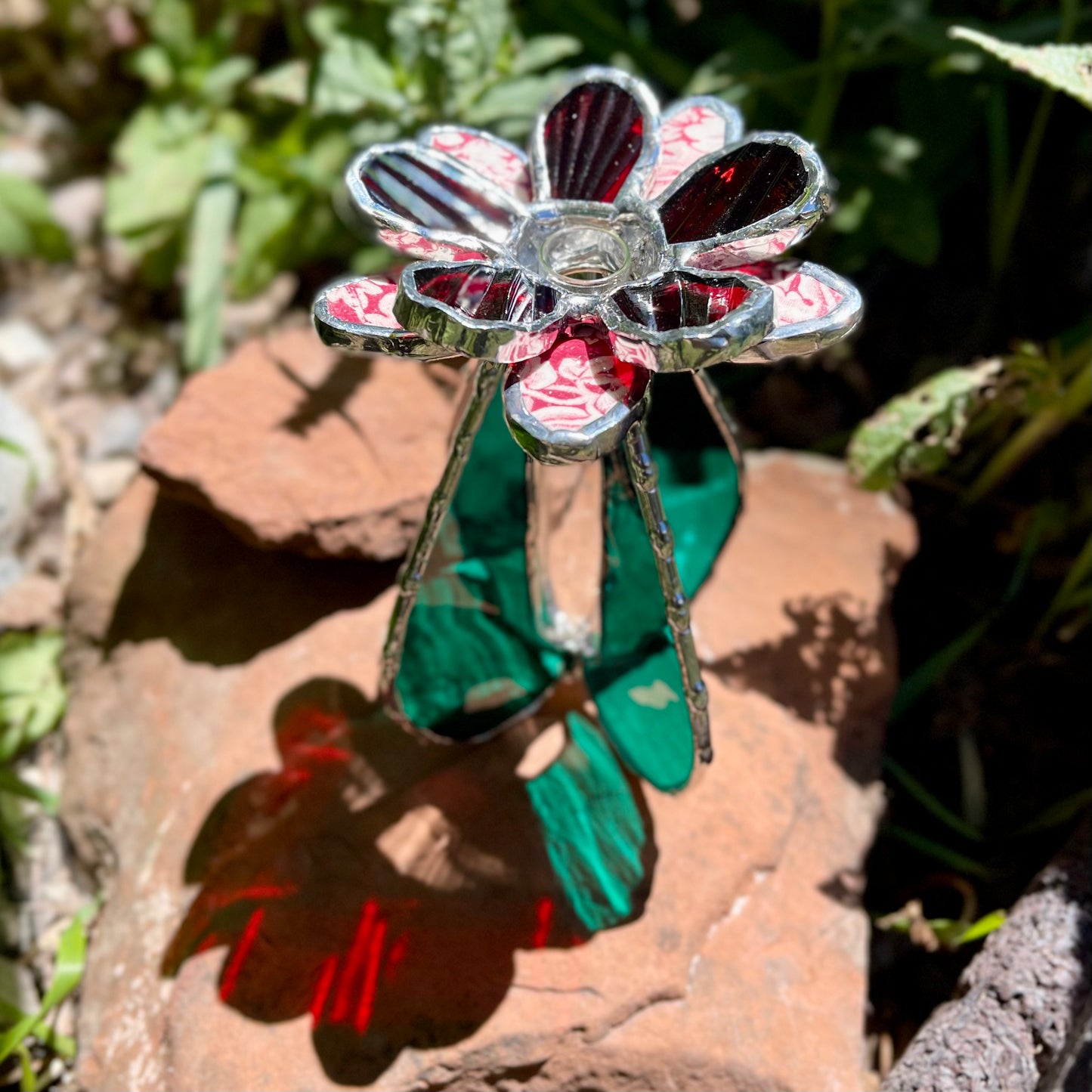 Stained Glass Propagation Vase