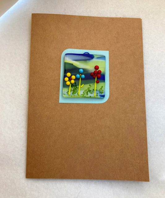 Ornament Greeting Card- "Colorful Skies"