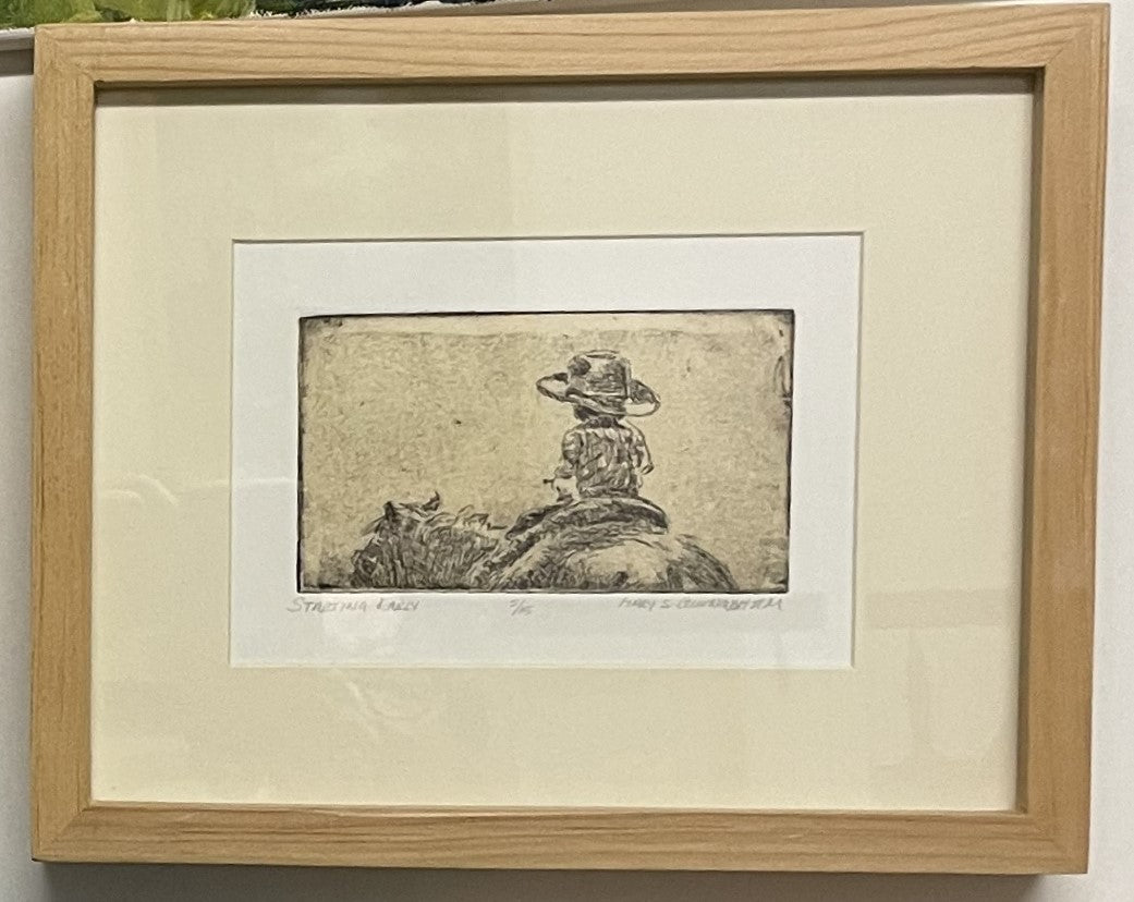 " Starting Early " Intaglio Etching
