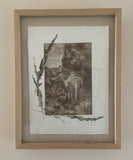 " Trail Into Camp " Framed Intaglio Etching