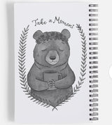 " Take A Moment " Bear Notebook
